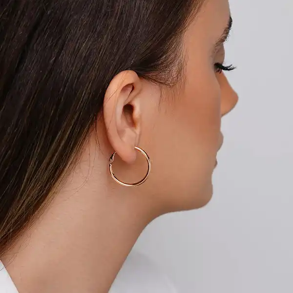 مدل گوشواره حلقه ای جدید + زیبا ترین مدل گوشواره حلقه ای جدید مناسب استایل شما
