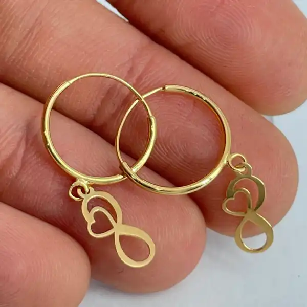 مدل گوشواره حلقه ای جدید + زیبا ترین مدل گوشواره حلقه ای جدید مناسب استایل شما
