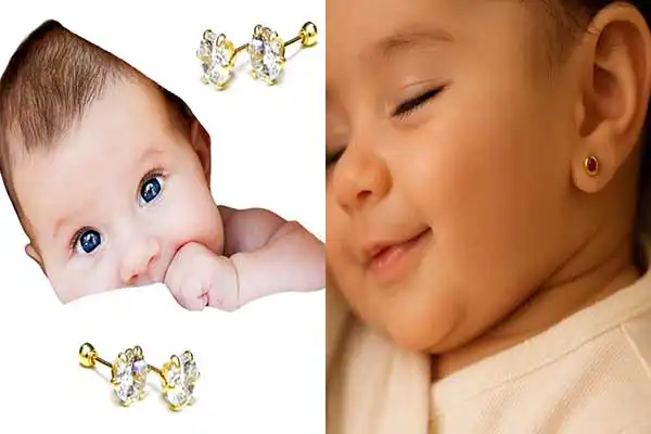 مدل گوشواره نوزادی + زیباترین مدل گوشواره نوزادی مناسب استایل شما