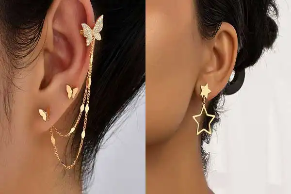 مدل گوشواره طلا دخترانه + زیباترین مدل گوشواره طلا دخترانه مناسب استایل شما