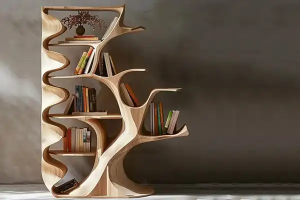 مدل کتابخانه چوبی + مدرن ترین مدل کتابخانه چوبی برای خانه ها
