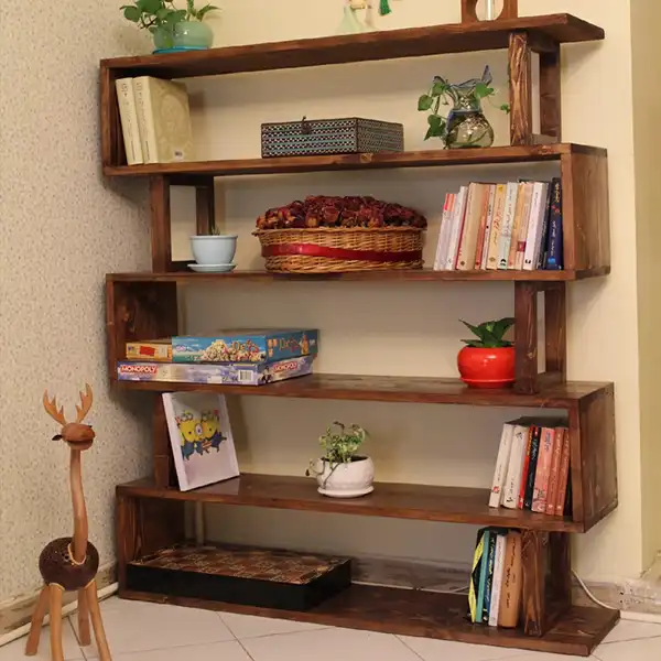 مدل کتابخانه چوبی + مدرن ترین مدل کتابخانه چوبی برای خانه ها