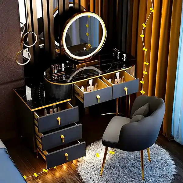 مدل میز آرایش لاکچری + جدید ترین مدل میز آرایش لاکچری سال