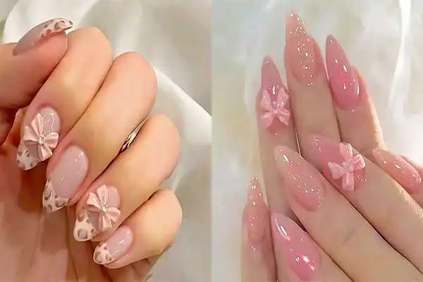 مدل ناخن پاپیونی + ترندترین مدل ناخن پاپیونی برای مراسم خاص