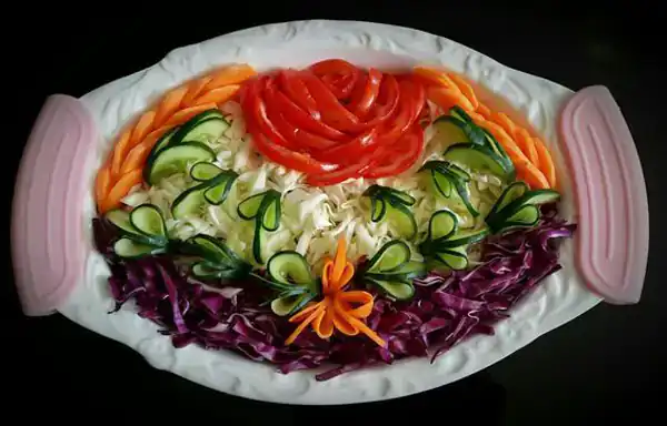مدل سالاد بیضی + جدید ترین تزیین مدل سالاد بیضی