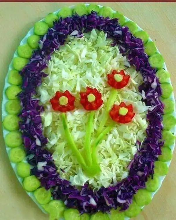 مدل سالاد بیضی + جدید ترین تزیین مدل سالاد بیضی