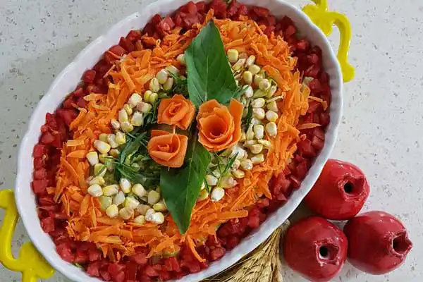 مدل سالاد بیضی + جدید ترین تزیین مدل سالاد بیضی