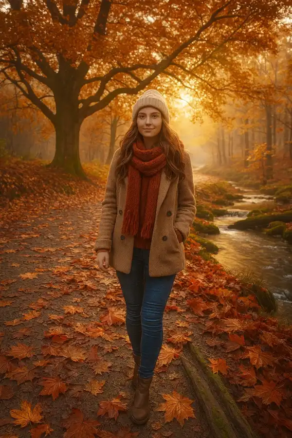 مدل عکس پاییزی + ژست‌ ومدلهای خلاقانه و خاص برای عکاسی پاییزی به یادماندنی
