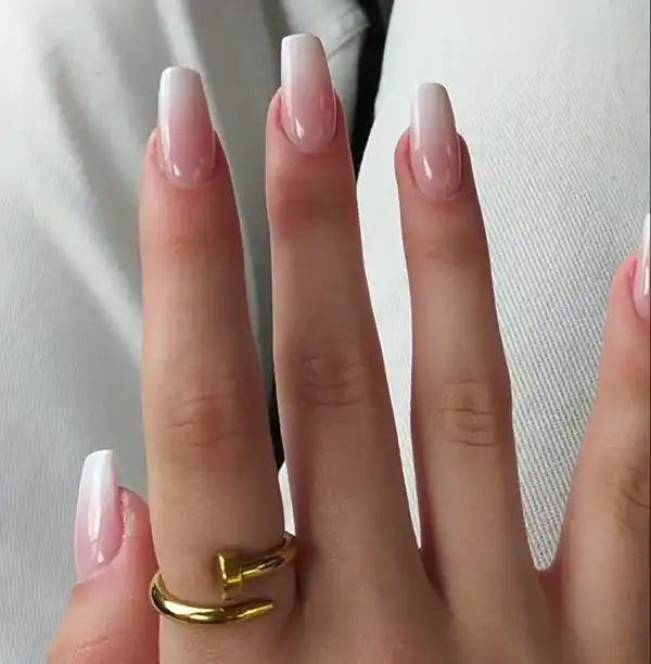 مدل ناخن امبره سفید + مدلهای ترند و لاکچری ناخن آمبره سفید