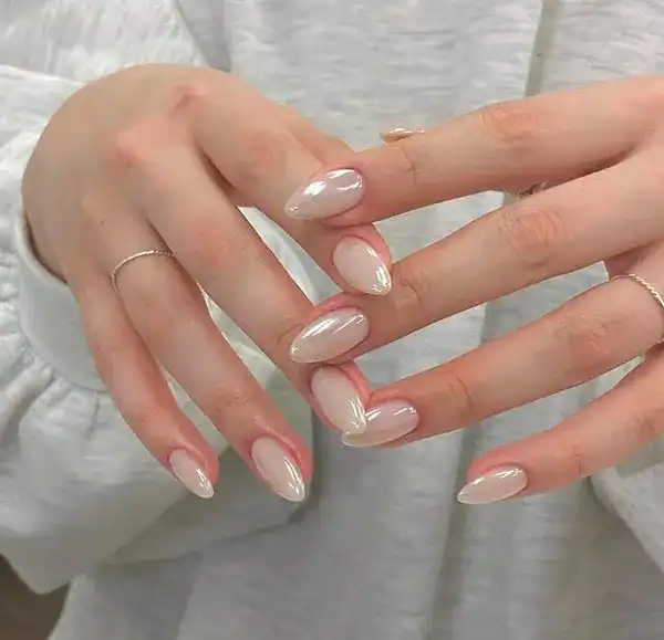 مدل ناخن امبره سفید + مدلهای ترند و لاکچری ناخن آمبره سفید