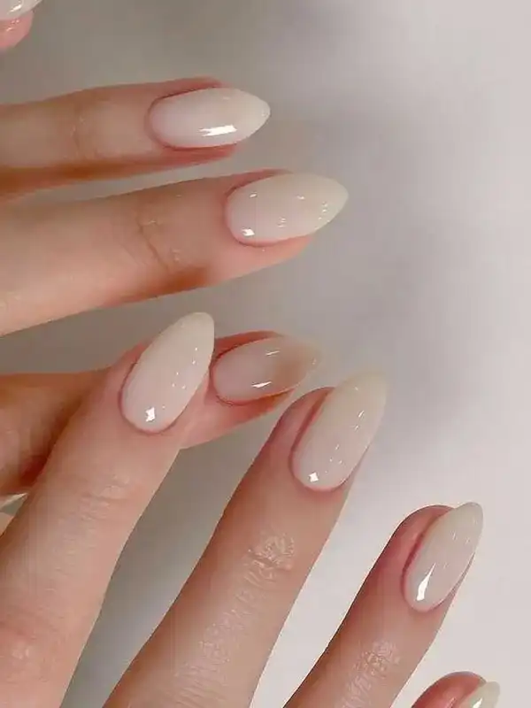 مدل ناخن امبره سفید + مدلهای ترند و لاکچری ناخن آمبره سفید
