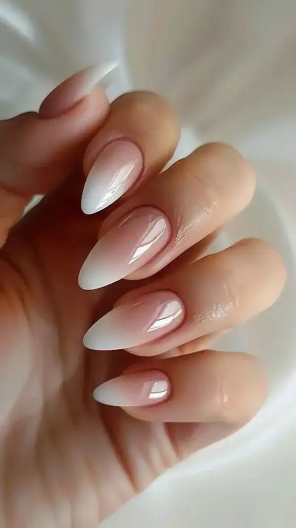 مدل ناخن امبره سفید + مدلهای ترند و لاکچری ناخن آمبره سفید