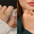 مدل انگشتر پروانه طلا + مدل انگشتر پروانه طلا؛نمادی از آزادی و قدرت رهایی