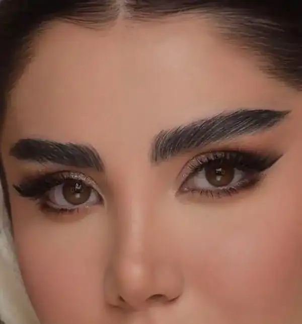 مدل آرایش ابرو  + چهره ای شاداب و زیبا با مدل آرایش ابرو جذاب