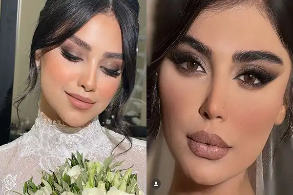 مدل آرایش اسموکی عروس + افزایش شکوه صورت شما با مدل آرایش اسموکی عروس