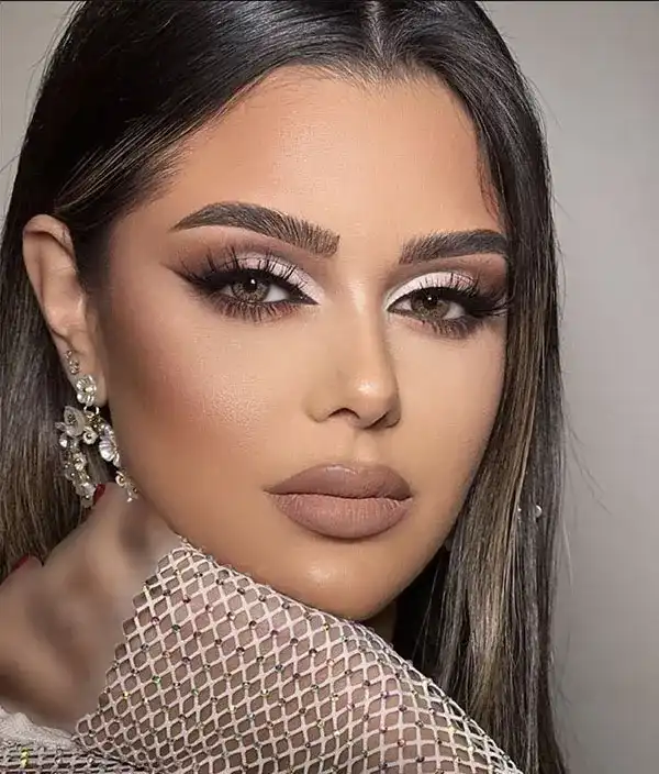مدل آرایش اسموکی عروس + افزایش شکوه صورت شما با مدل آرایش اسموکی عروس