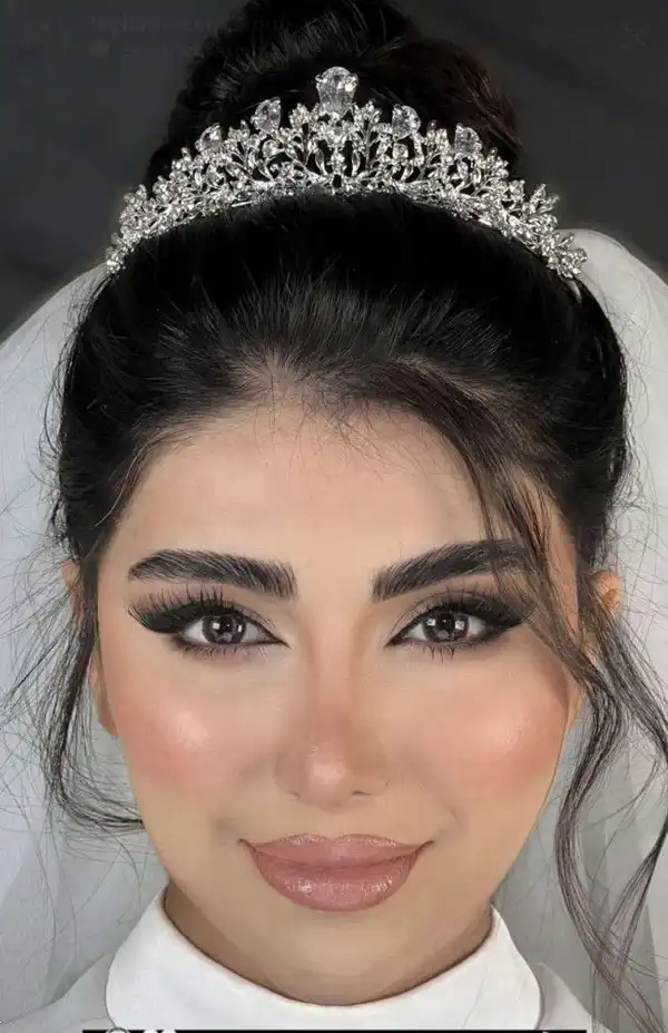 مدل آرایش اسموکی عروس + افزایش شکوه صورت شما با مدل آرایش اسموکی عروس