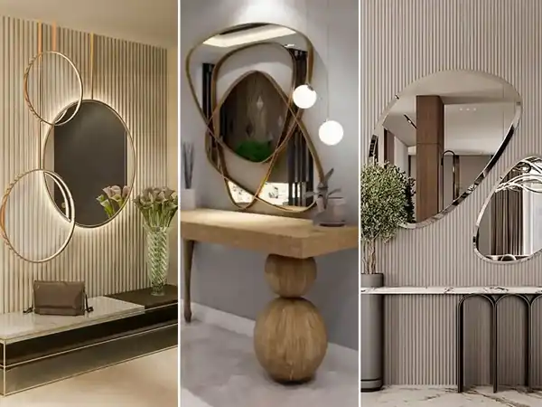 مدل آینه برای پذیرایی + مدل آینه برای زیبا سازی فضای پذیرایی