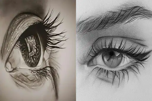 مدل چشم سیاه قلم + مدل چشم سیاه قلم با ظرافت جذاب و دقتی بینظیر