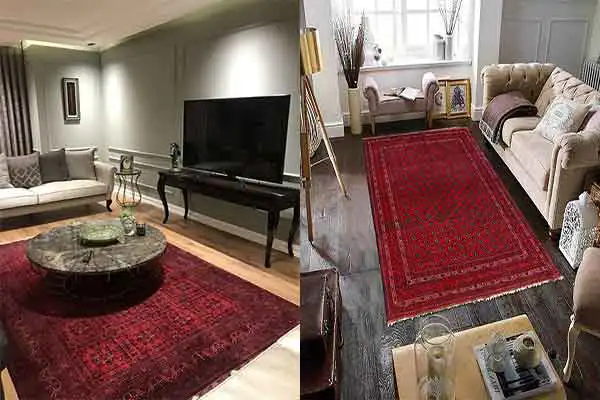 مدل دکوراسیون با فرش قرمز + جذاب ترین مدل دکوراسیون با فرش قرمز که حس زندگی و خوبی به شما می دهد
