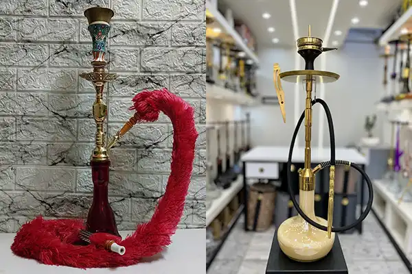 مدل قلیان برنجی + مدلهای متنوع قلیان برنجی که با ویژگی‌ها و طرح‌های منحصر به فرد خود، تجربه‌ی مصرف قلیان را به جذابیت بیشتری می‌رسانند