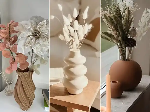 مدل گلدان برای گل طبیعی + مدل گلدان برای گل طبیعی متناسب با چیدمان فضای اطراف