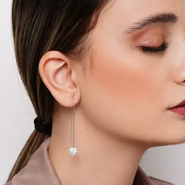 مدل گوشواره بخیه + مدل گوشواره بخیه مناسب برای استفاده در استایل‌ اسپرت و روزانه