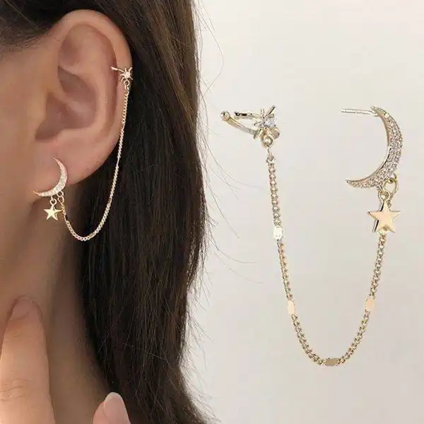 مدل گوشواره بخیه + مدل گوشواره بخیه مناسب برای استفاده در استایل‌ اسپرت و روزانه