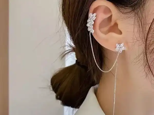 مدل گوشواره بخیه + مدل گوشواره بخیه مناسب برای استفاده در استایل‌ اسپرت و روزانه