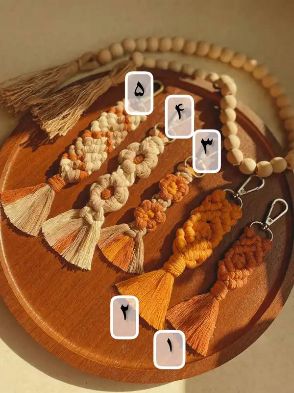 مدل جاکلیدی مکرومه +  با مدلهای متفاوت و بینظیر جاکلیدی مکرومه هم نظم را به کلیدهایت ببخش و هم دکور دیوارت را زیبا کن!