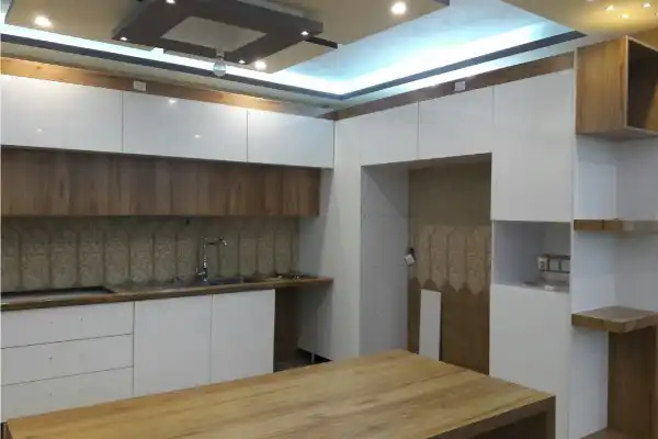 مدل کابینت پله ای سفید + مدل کابینت پله ای سفید سبکی مدرن و پویا و جذاب