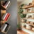 مدل کتابخانه برای اتاق کوچک هنر چیدمان کتاب در اتاق‌های نقلی با معجزه دیوارهای کوچک