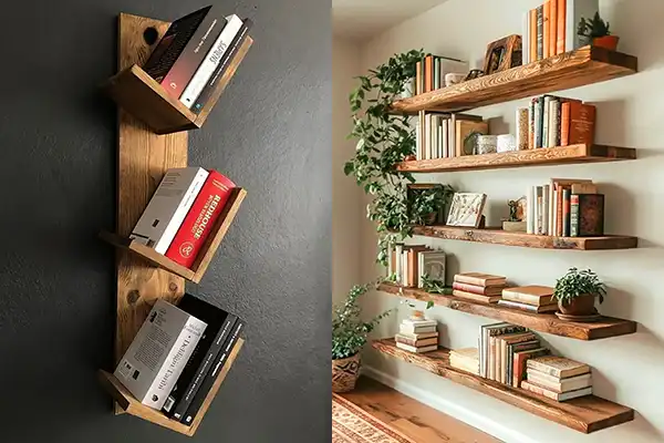 مدل کتابخانه برای اتاق کوچک + مدل کتابخانه جدید و فضای منظم برای اتاق کوچک