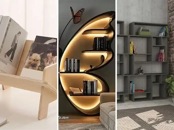 مدل کتابخانه برای اتاق کوچک + مدل کتابخانه جدید و فضای منظم برای اتاق کوچک