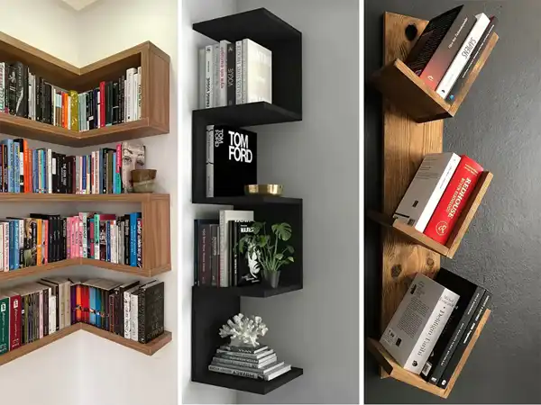 مدل کتابخانه برای اتاق کوچک + مدل کتابخانه جدید و فضای منظم برای اتاق کوچک