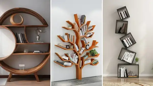 مدل کتابخانه برای اتاق کوچک + مدل کتابخانه جدید و فضای منظم برای اتاق کوچک