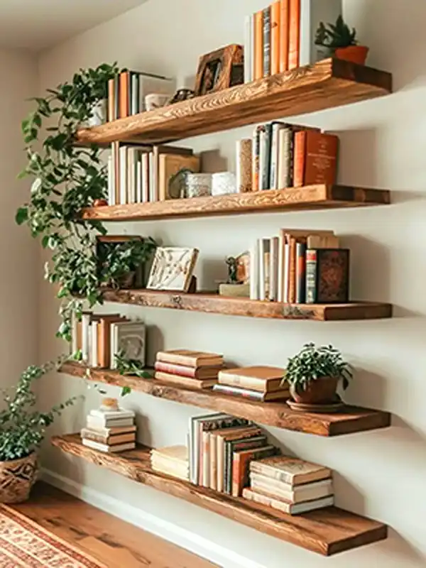 مدل کتابخانه برای اتاق کوچک + مدل کتابخانه جدید و فضای منظم برای اتاق کوچک