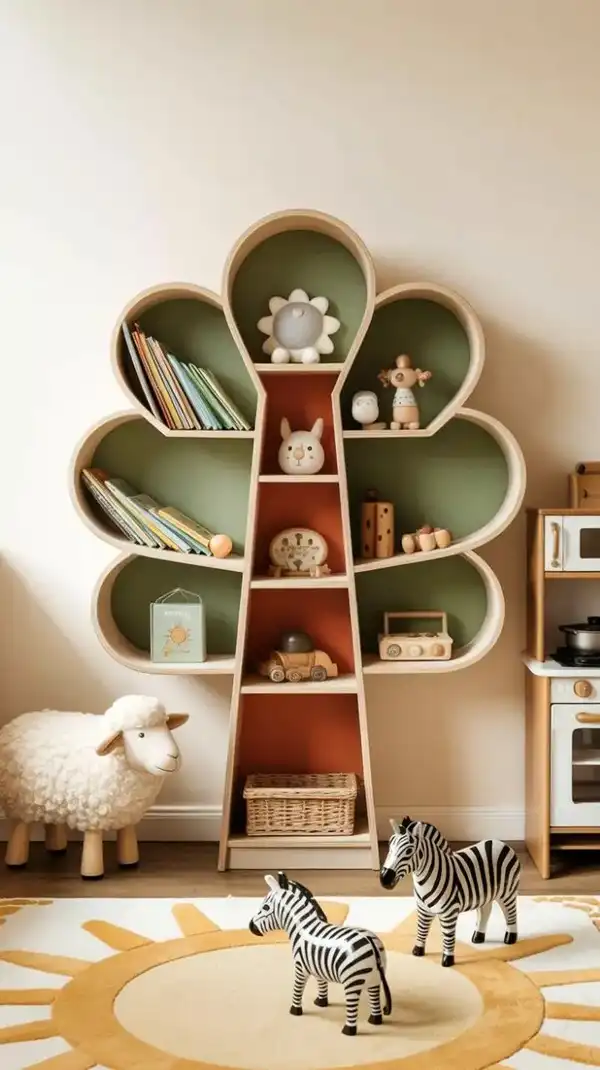 مدل کتابخانه اتاق بچه + مدلهای زیبا و کودک پسند و لاکچری اتاق بچه