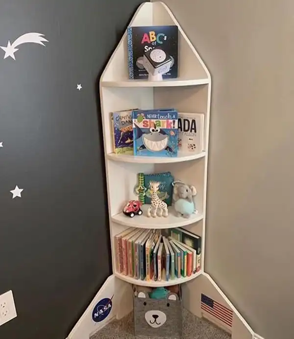 مدل کتابخانه اتاق بچه + مدلهای زیبا و کودک پسند و لاکچری اتاق بچه