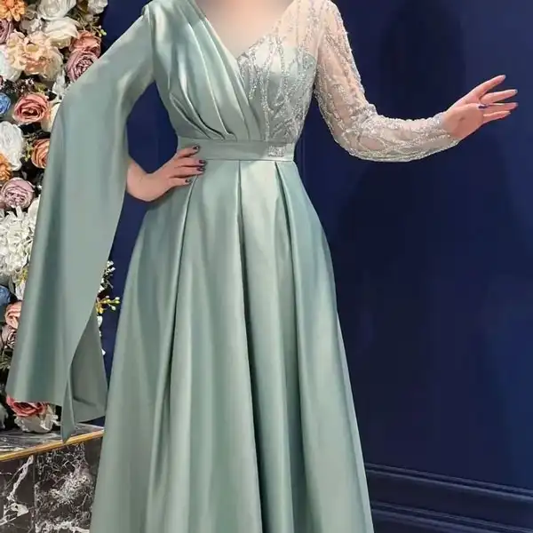 مدل لباس مجلسی با ساتن + مدل لباس مجلسی با ساتن گزینه ای برای ظاهر جذاب و لاکچری