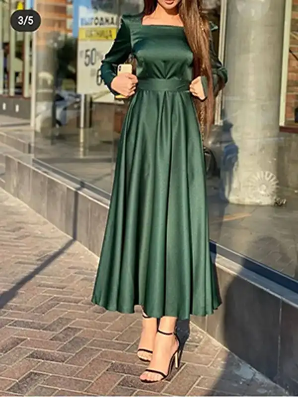 مدل لباس مجلسی با ساتن + مدل لباس مجلسی با ساتن گزینه ای برای ظاهر جذاب و لاکچری