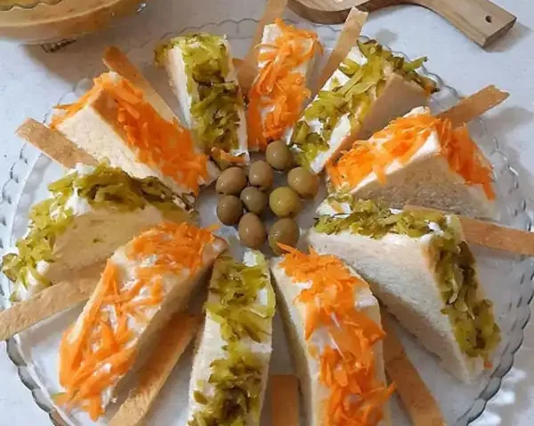 مدل سالاد الویه لقمه ای + سلیقه،هنر و خوشمزگی در مدل سالاد الویه لقمه ای لذیذ