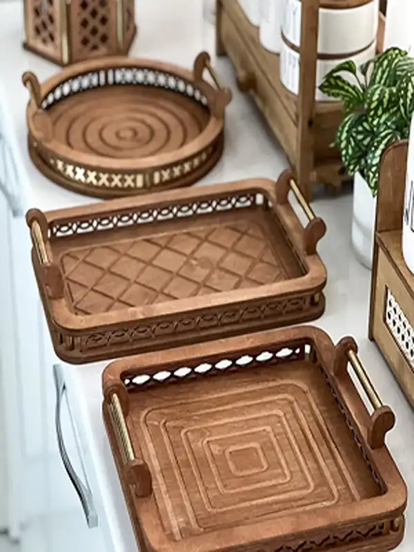 مدل سینی پذیرایی شیک + هماهنگی زیبایی و کارایی در مدل سینی پذیرایی شیک