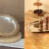 مدل سینی استیل گرد برای پذیرایی مجلسی و جهیزیه عروس مناسب خاص پسندان
