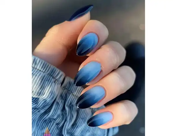ناخن امبره سفید ابی + ناخن امبره سفید ابی ترند محبوب در دنیای زیبایی ناخن 
