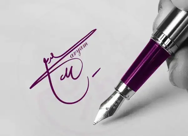 مدل امضا با حرفm + ثبت هویت و اصالت شما در مدل امضا با حرف m