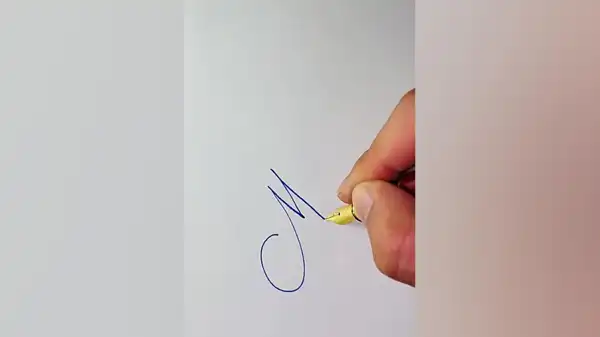  مدل امضا با حرفm + ثبت هویت و اصالت شما در مدل امضا با حرف m