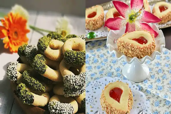 شیرینی مدل اشکی + شیرینی اشکی از ساده‌ترین دستورهای پخت در دنیای شیرینی‌پزی