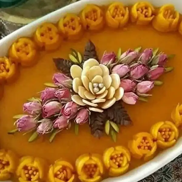 تزیین حلوا مجلسی + جدید ترین مدل تزیین حلوا مجلسی برای مراسم ختم