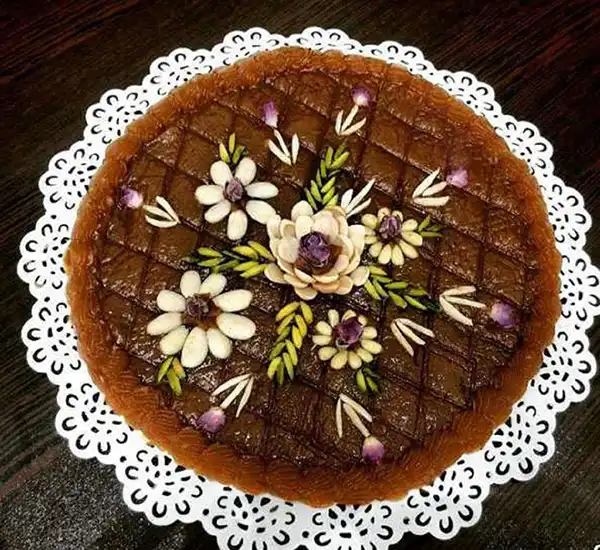 تزیین حلوا مجلسی + جدید ترین مدل تزیین حلوا مجلسی برای مراسم ختم